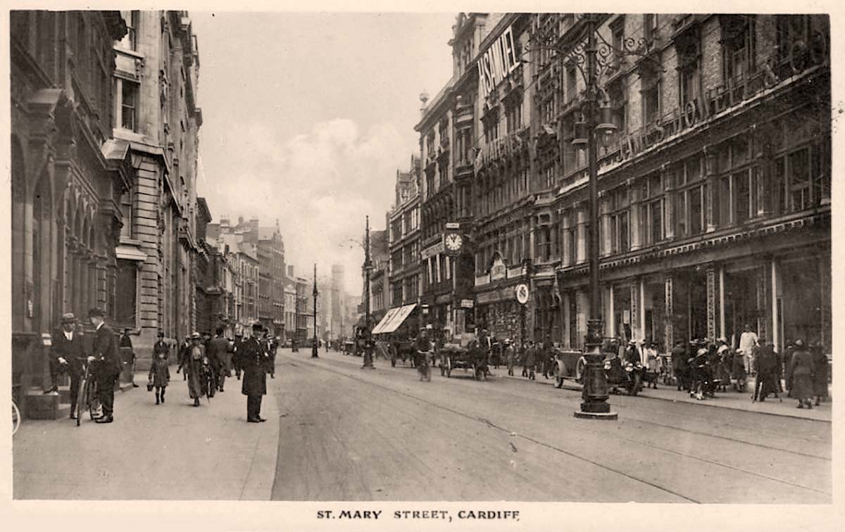 Cardiff. Saint Mary's Street