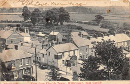 Cardiff. Whitchurch - View from Church Tower