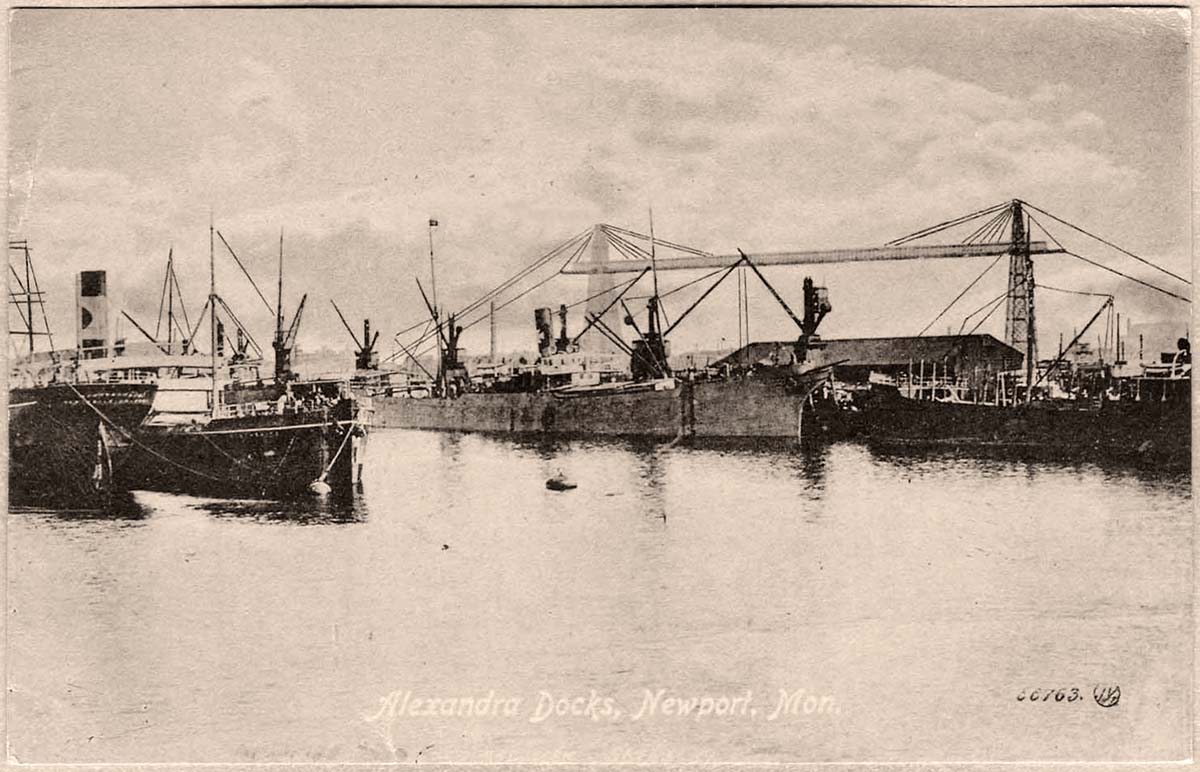 Newport. Alexandra Dock, 1919