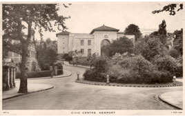 Newport. Civic Centre, 1935