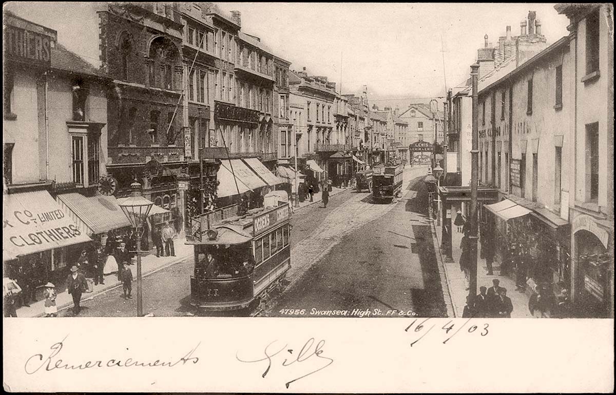 Swansea. High Street, 1903