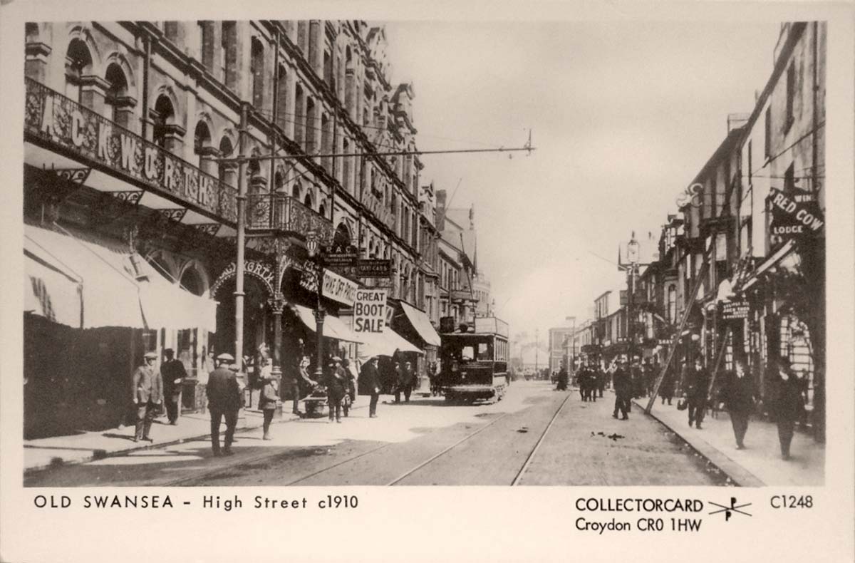Swansea. High Street, circa 1910